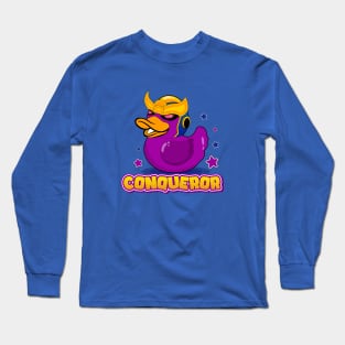 Purple Rubber Duck Long Sleeve T-Shirt